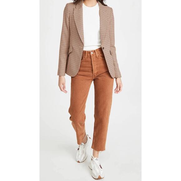 L'AGENCE Fall & Winter Chamberlain Blazer in Houndstooth Size 6 - Picture 1 of 12